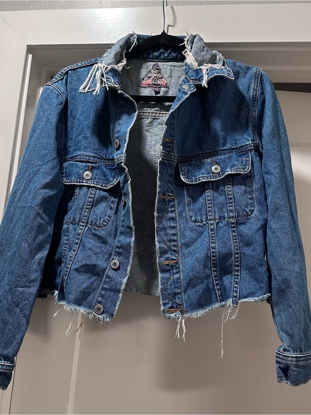 Signature8 Distressed Blue Denim Jacket